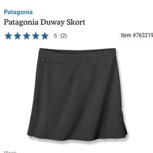 EUC Patagonia Duway Skort Size 6
